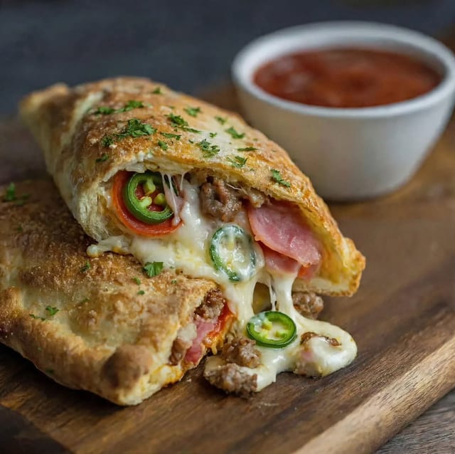The Spicy Big Italian Calzone.