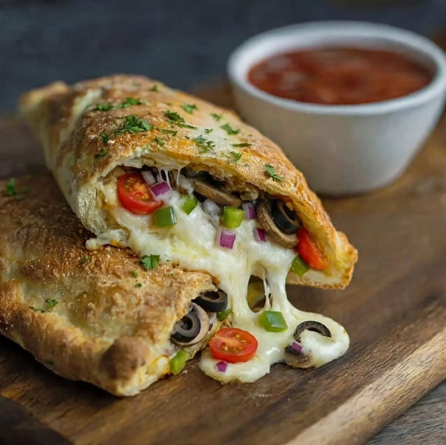 Veggie Calzone.