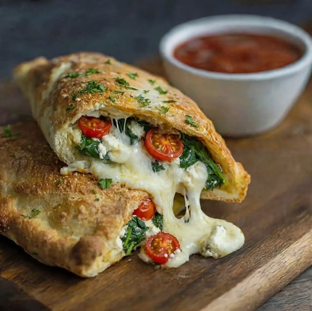 Mediterranean Calzone.