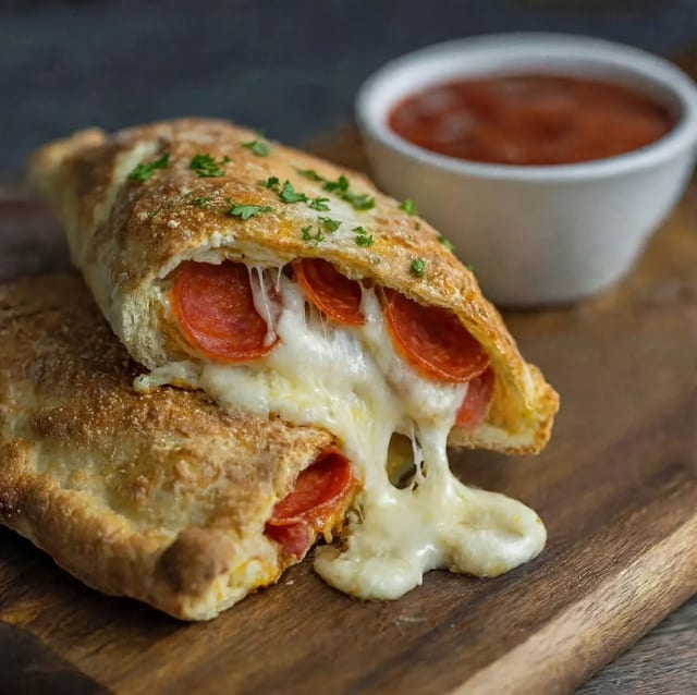 Pepperoni Calzone.