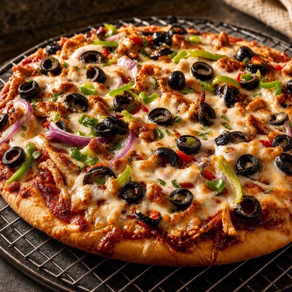 The Village Special: 18” Pizza up to 5 toppings of your choice.
