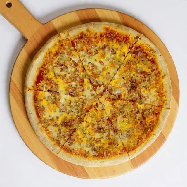 Bacon Cheeseburger Pizza.