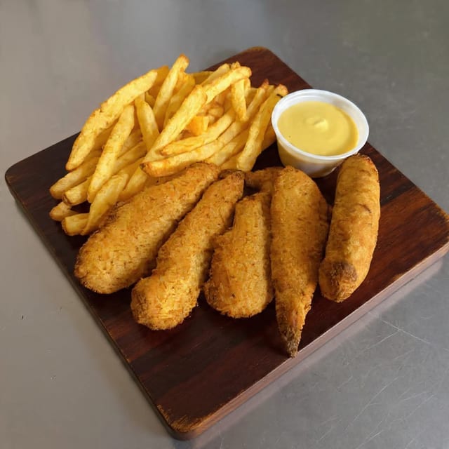 Chicken Tenders & Fries.