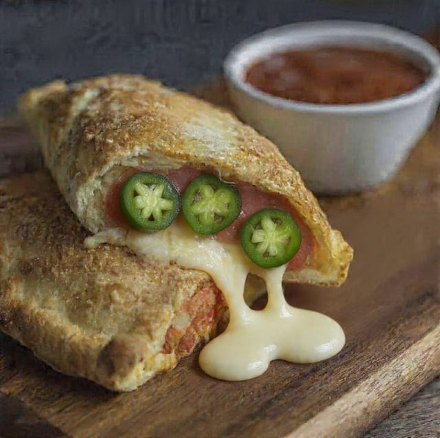 The Spicy Big Italian Calzone.