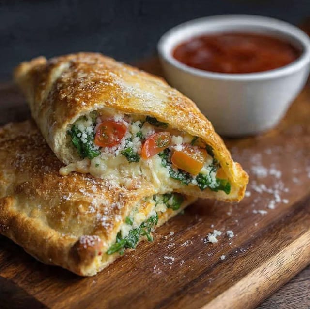 Mediterranean Calzone.