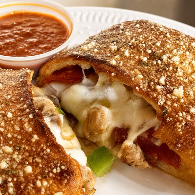 ELIAS’S CALZONE.