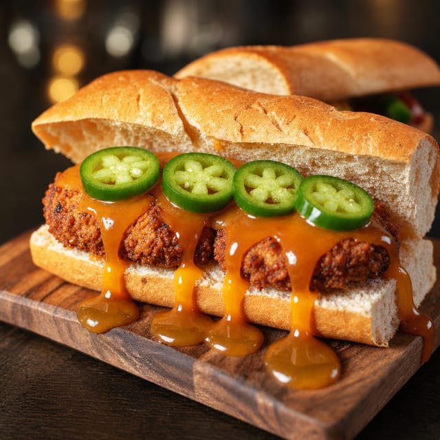 Mike’s Hot Honey Chicken Sandwich.