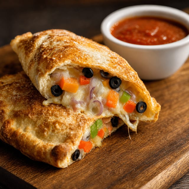 Veggie Calzone.