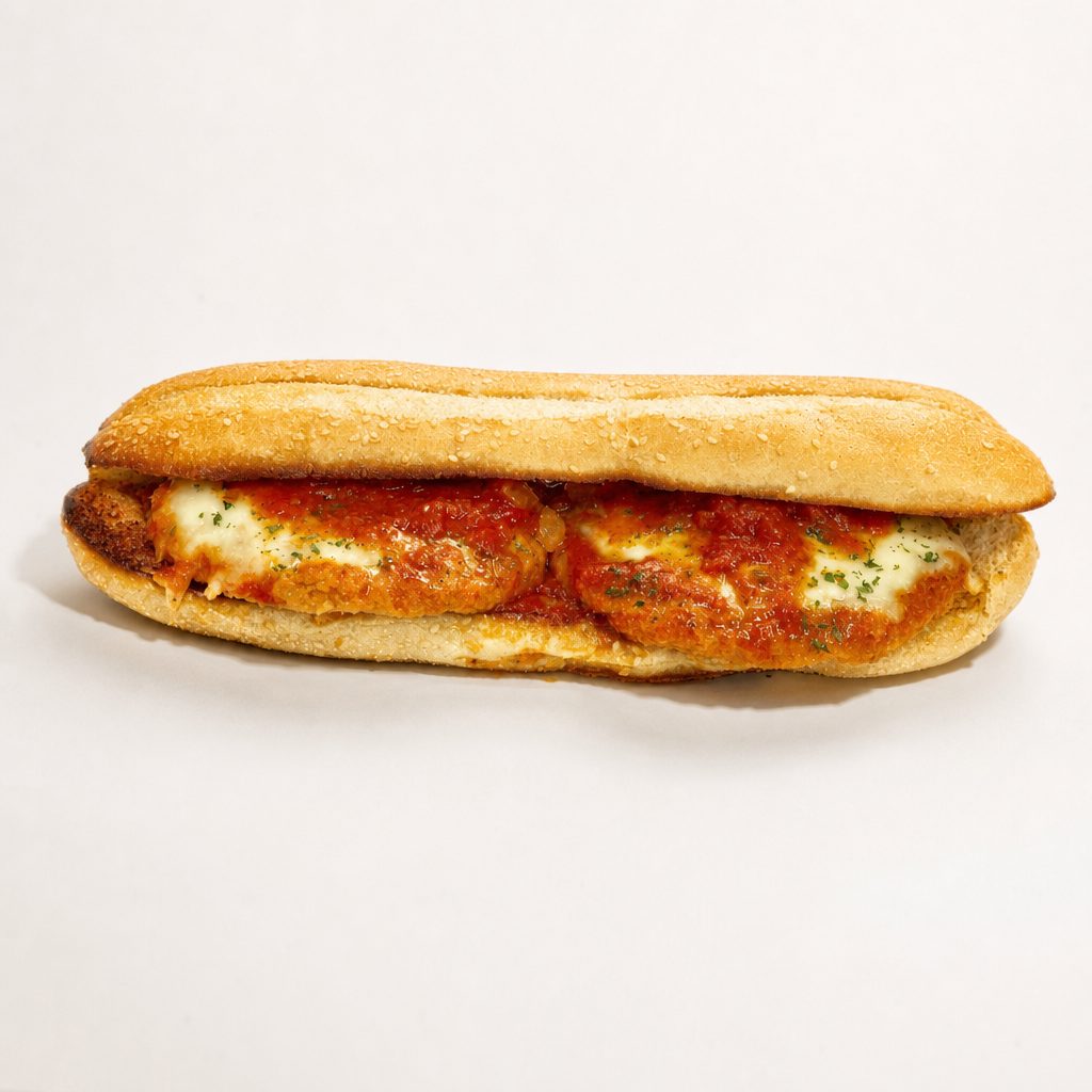 Chicken Parmesan Hoagie.