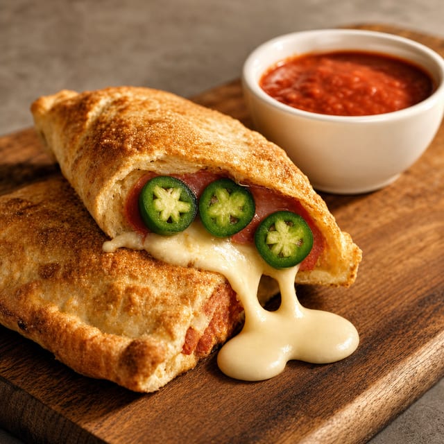 The Spicy Big Italian Calzone.