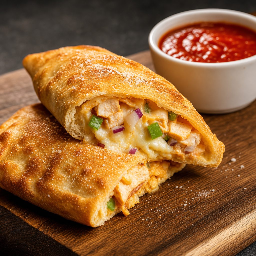 BBQ Chicken Calzone.