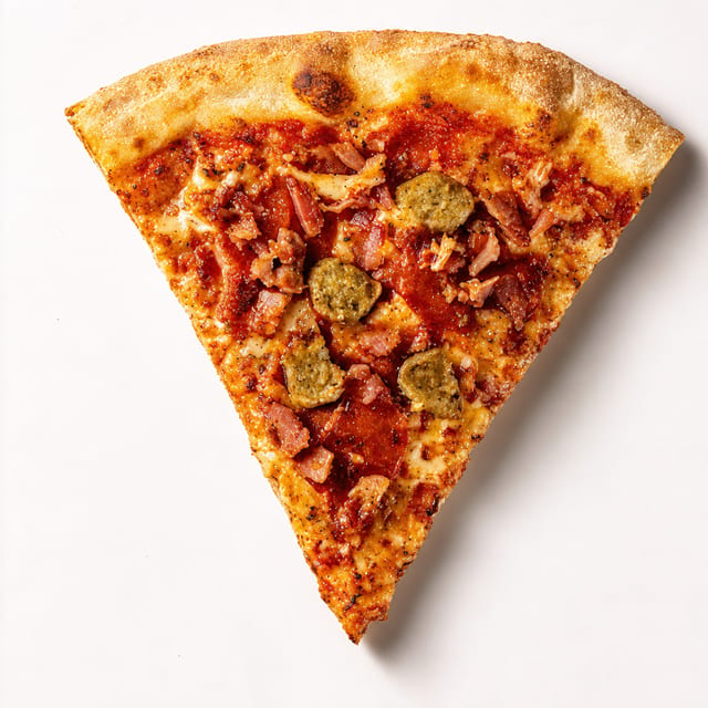 Meat Trio Slice.