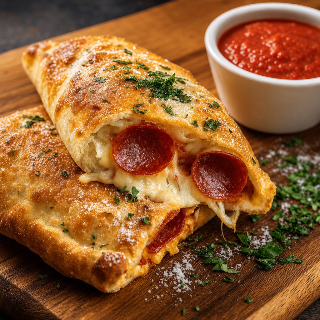 Pepperoni Calzone.