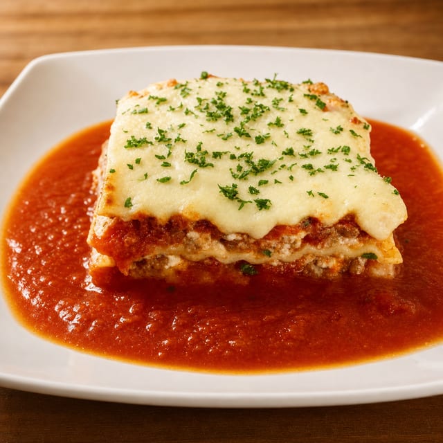 Beef Lasagna.