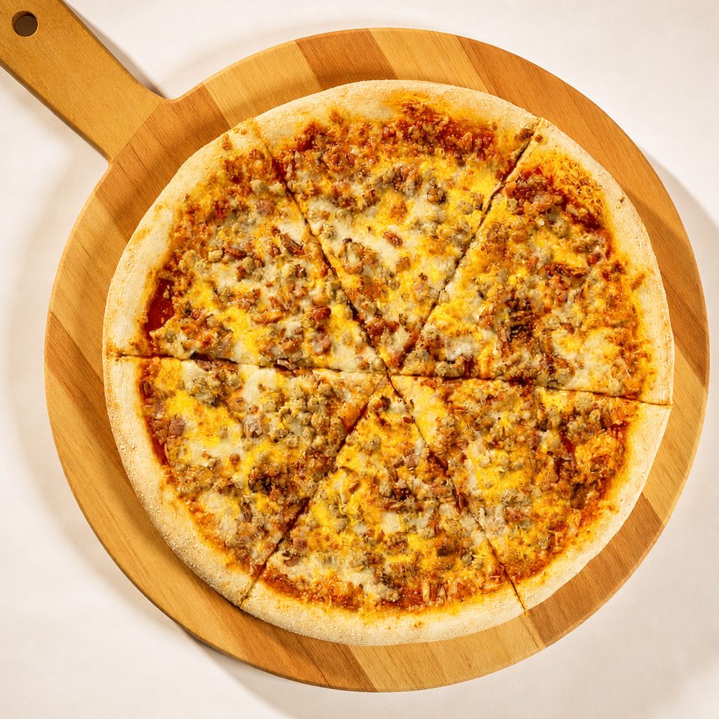 Bacon Cheeseburger Pizza.