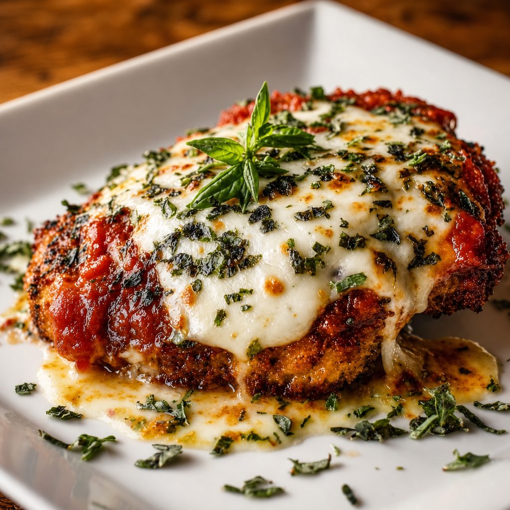 Chicken Parmesan Patty.