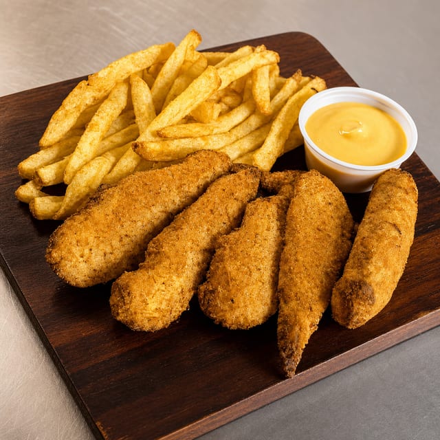 Chicken Tenders & Fries.